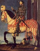 Francois Clouet Portrait of Francois I on Horseback Sweden oil painting reproduction
